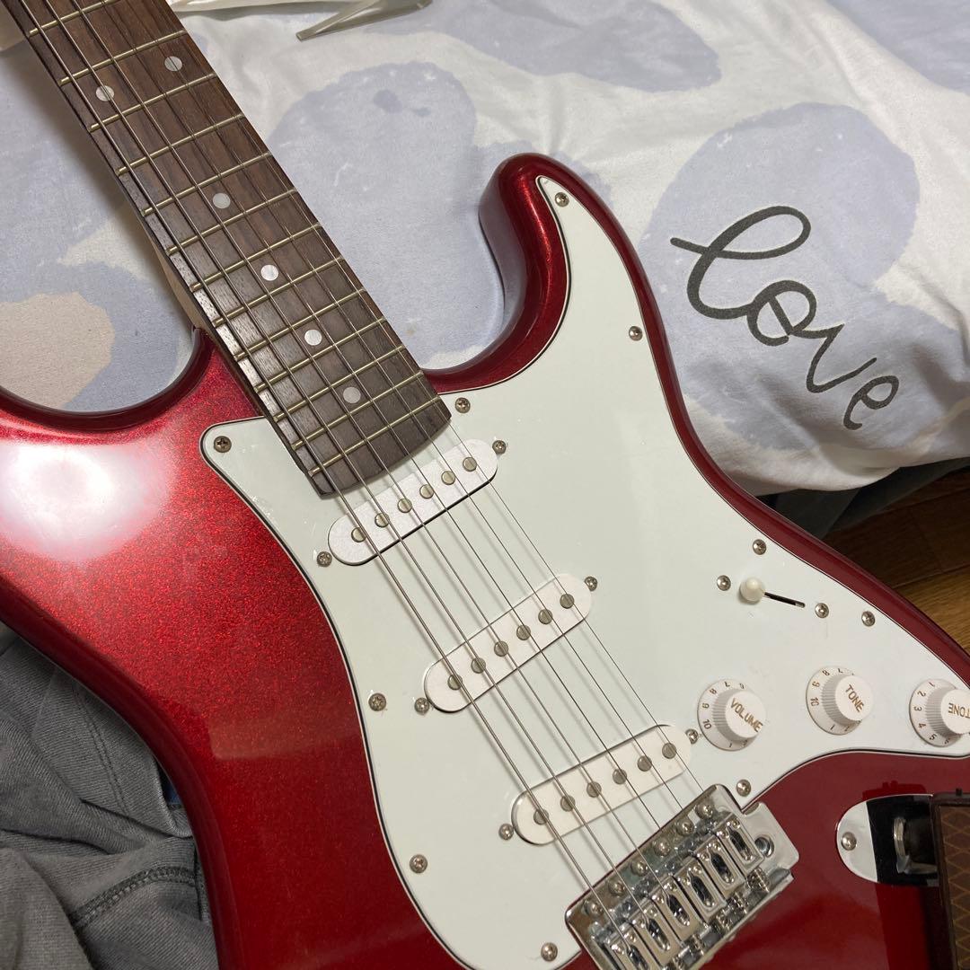 ★ Photogenic エレキギター ストラトキャスタータイプ レッド