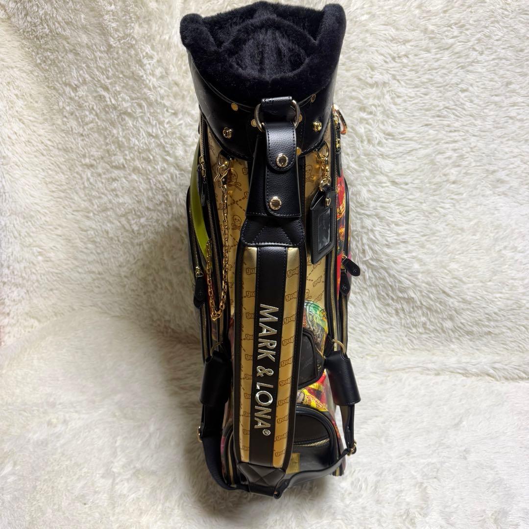 【マークアンドロナ】極美品 キャディバック 木村拓哉 総柄 2023