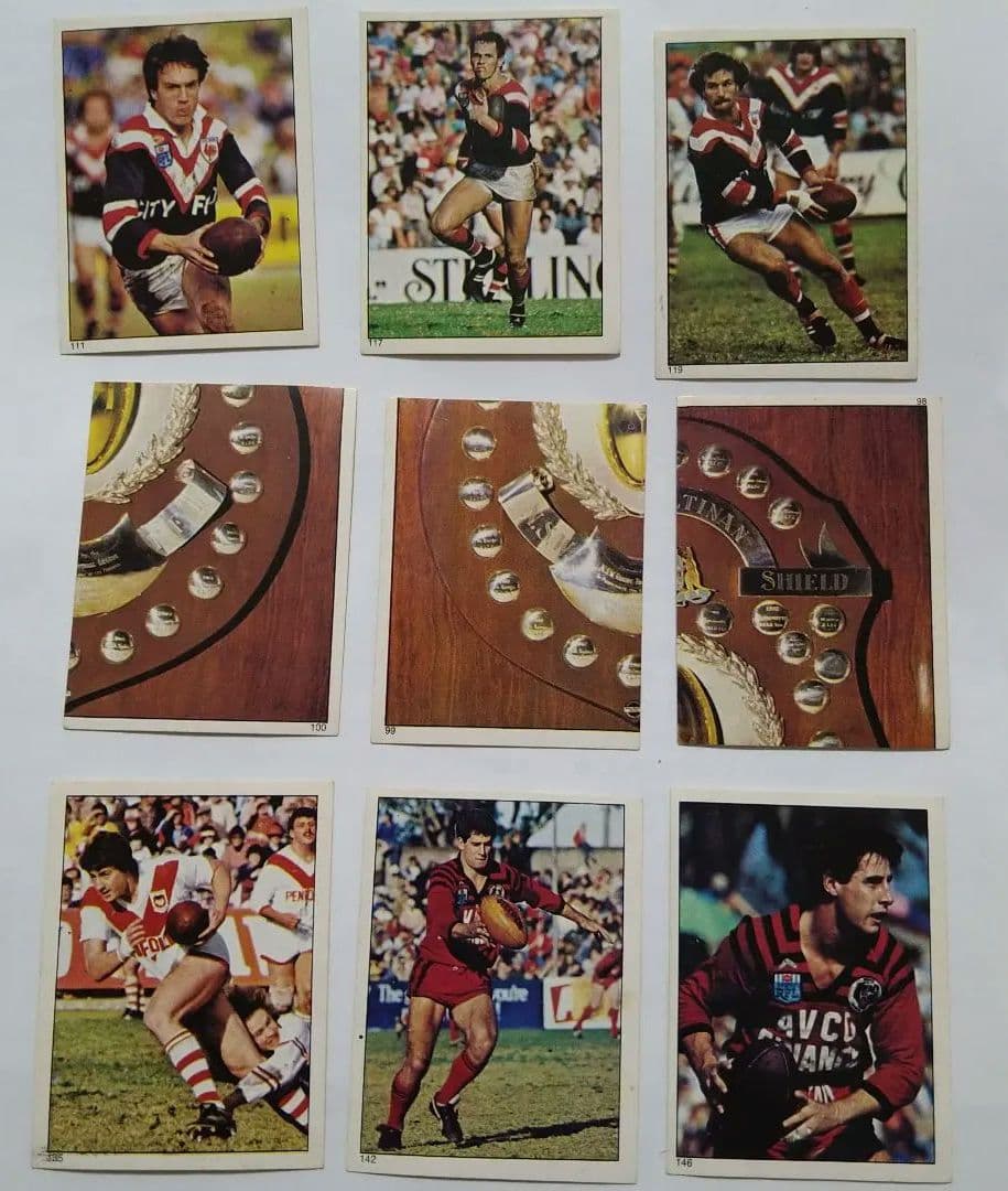 その他 SCANLENS 1984 NRL RUGBY LEAGUE STICKERS