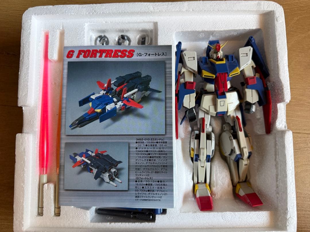 超合金 可変戦士 ZZガンダム GD-60 ダブルゼータガンダム 変形可動 美品