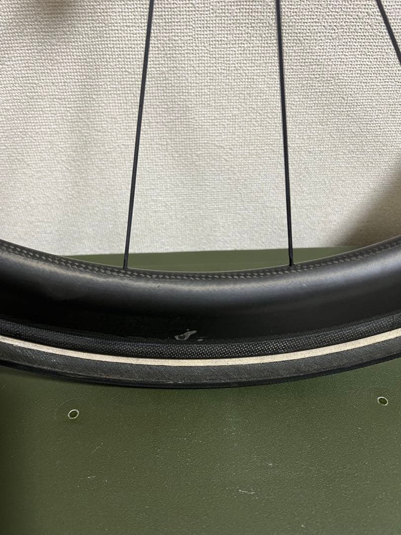 前後セットHunt カーボンホイール　45mm (リム・チューブラー)