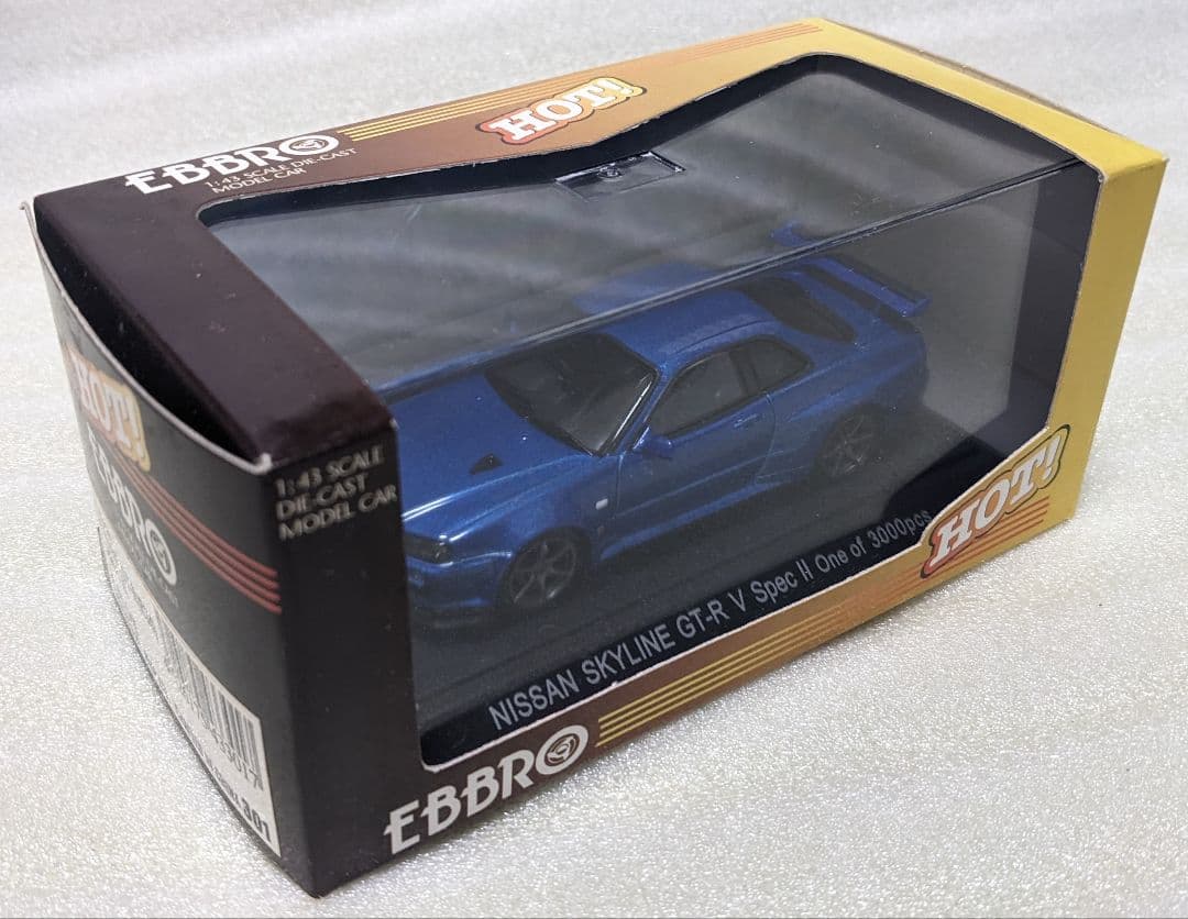 EBBRO 日産 SKYLINE GT-R（R34）Ｖ-spec Ⅱ 1/43