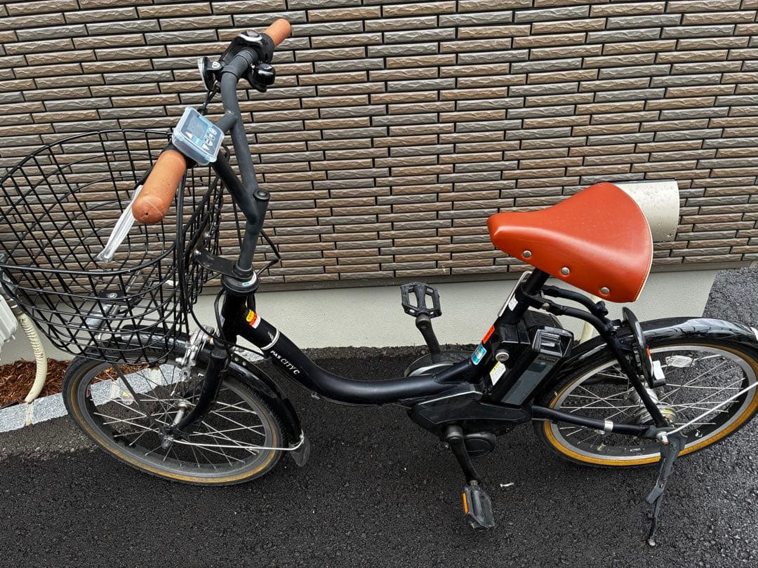 orange　YAMAHA PAS CITY C 電動アシスト自転車