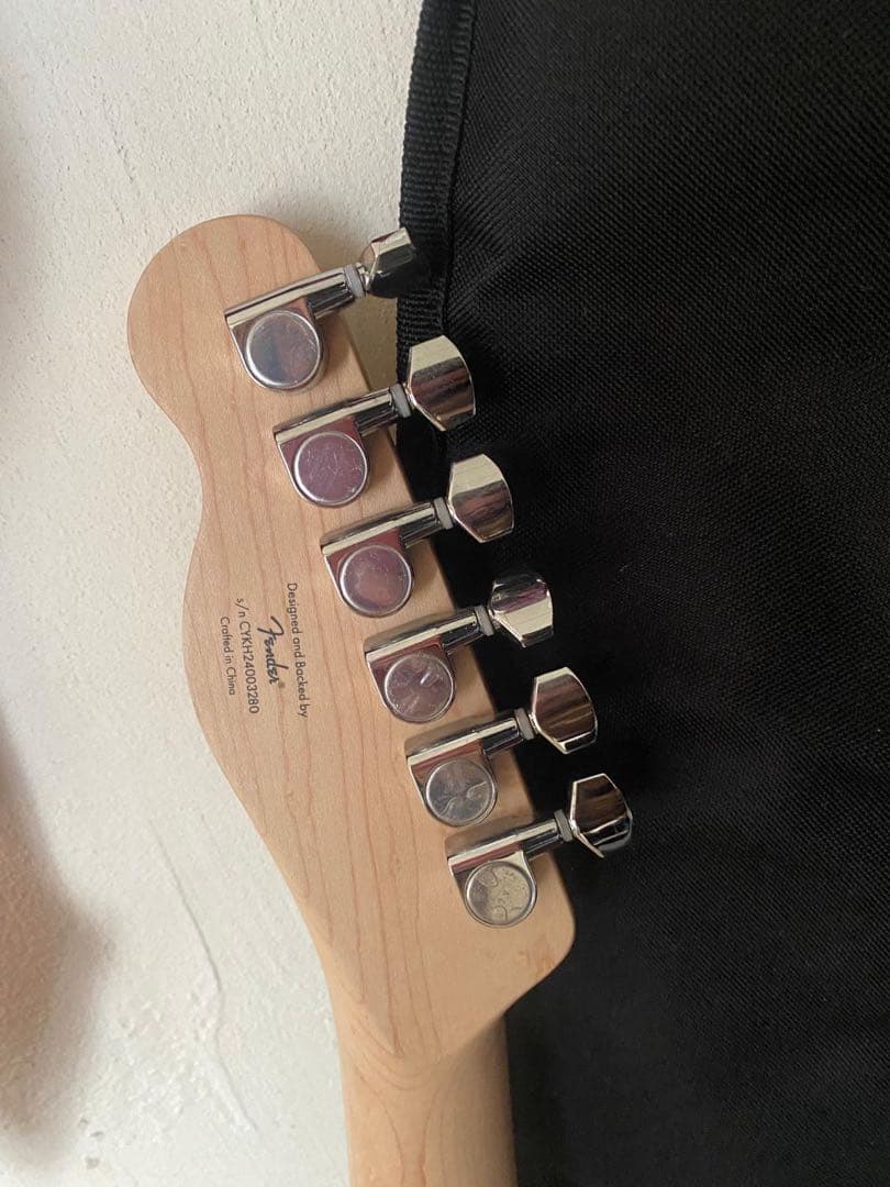 テレキャスタータイプ エレキギター アイボリー