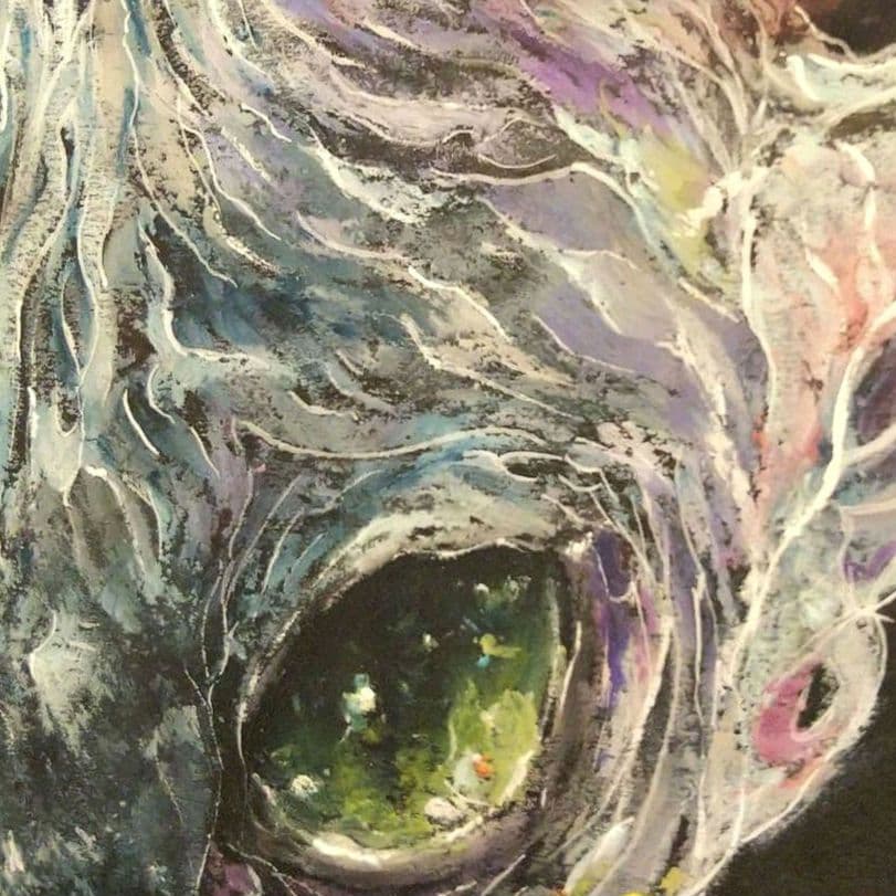 原画 アート 絵画 美術品 猫 神秘的 インテリア 壁飾り ダークファンタジー