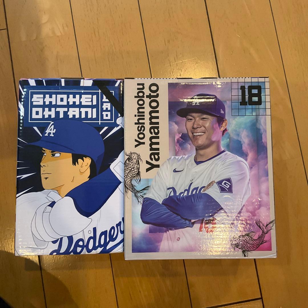 【2個セット】LAドジャース山本由伸ボブルヘッド・大谷翔平フィギュア