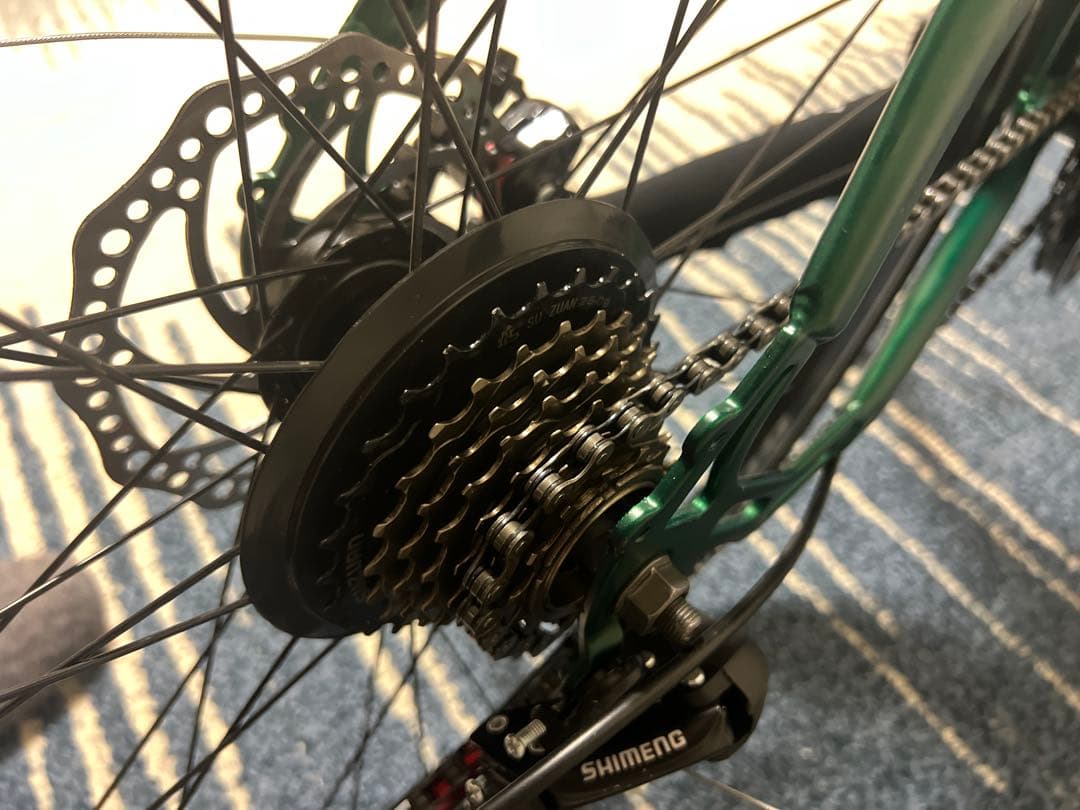 GUNS N' ROSES グリーン ロードバイク