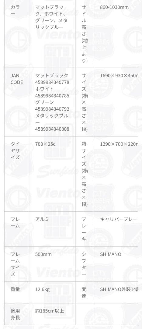 ち*す様 N*I様 ロードバイク　アニマート　MC2