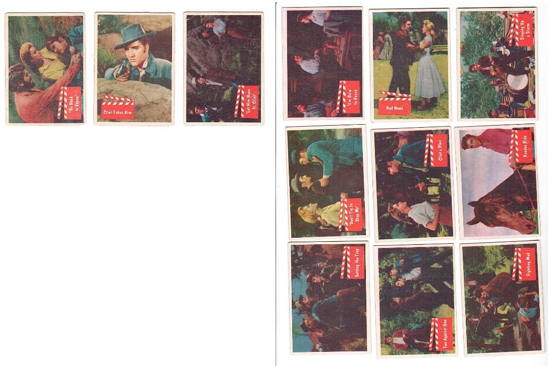 1956年 エルビス・プレスリー Elvis Toppsカード コンプリート!