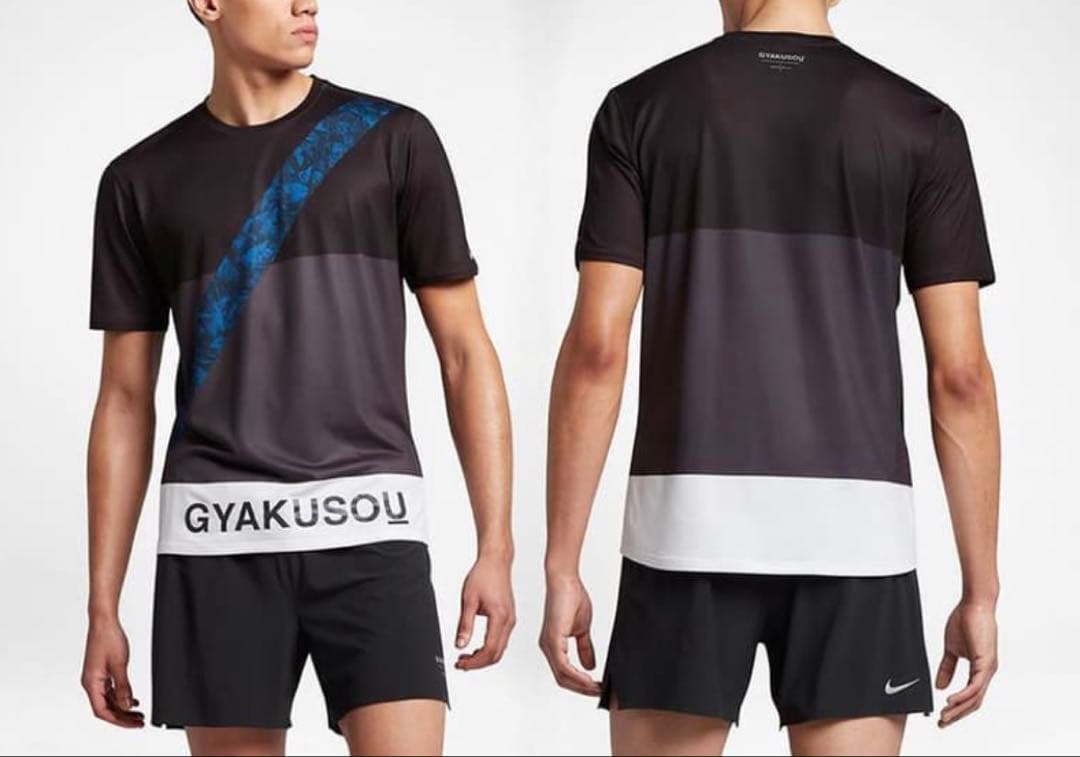【美品】GYAKUSOU ギャクソウ NIKE ナイキ ランニング Tシャツ
