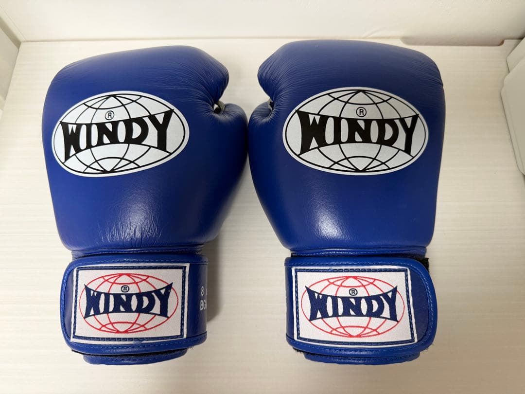 WINDY ボクシンググローブ 8 oz 青