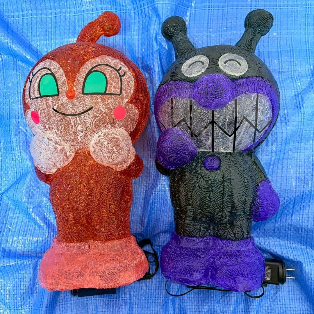 バイキンマン　ドキンちゃん　イルミネーションライト2点セット