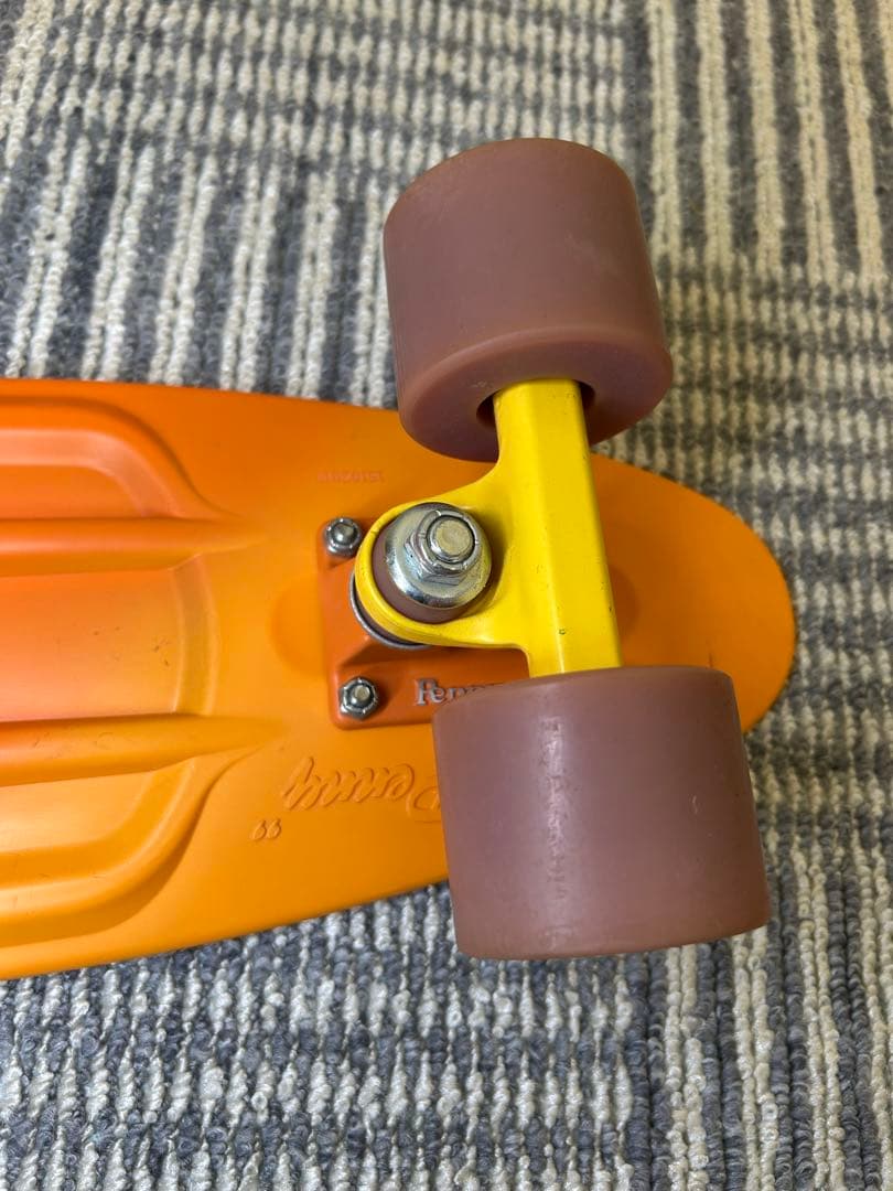 希少 Penny ペニー スケートボード オレンジ×ネイビー 22インチ