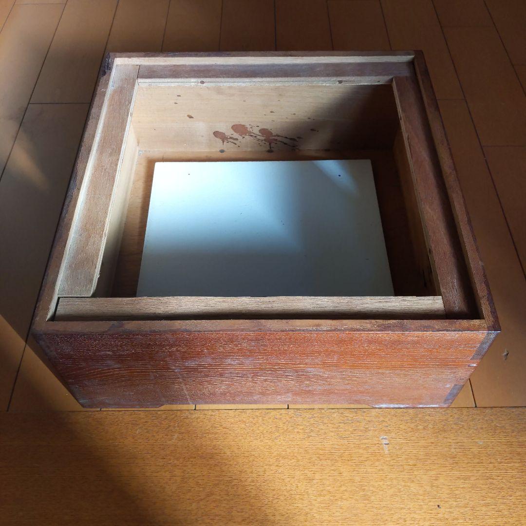 茶道具　置炉　銅製　＆炉縁　桑　和田美之助　作？　表千家　裏千家　【匿名配送】