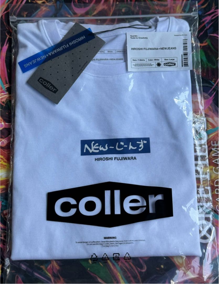 NewJeans x Hiroshi Fujiwara Tシャツ VER.6