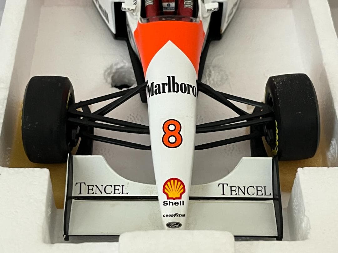 ミニチャンプス 1/18 McLaren Ford MP4-8 A.セナ 箱付