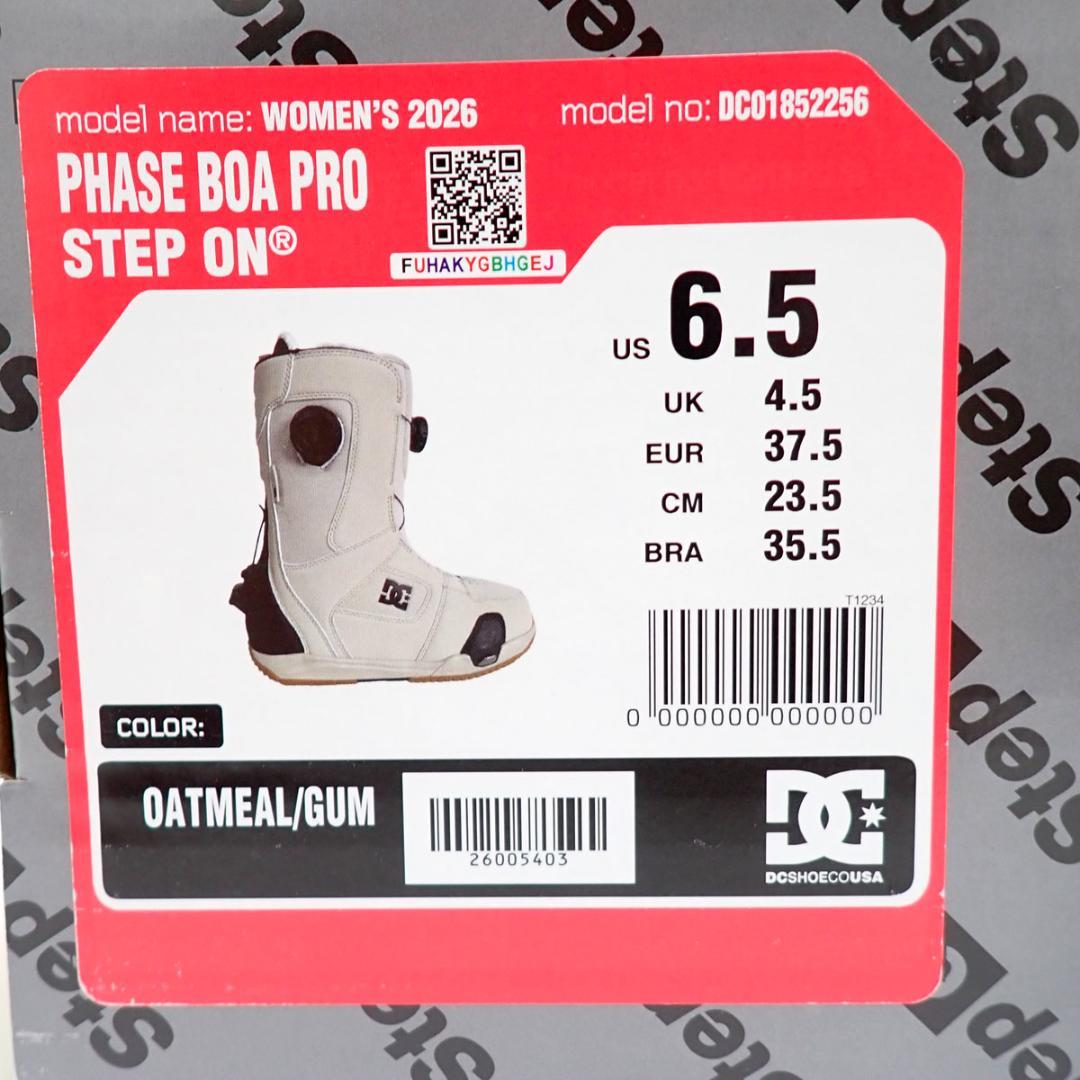 スノーボード CE425 DC WOMENS PHASE BOA PRO STEP ON