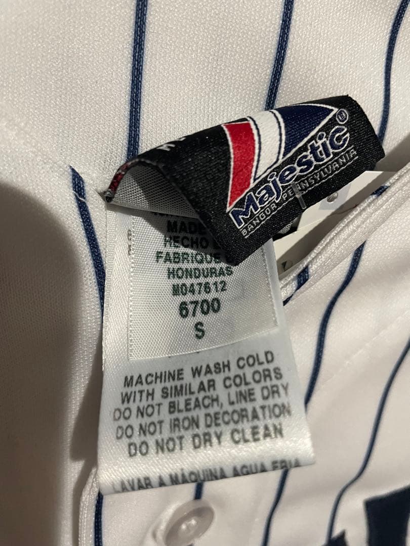 【希少・新品・未着用】MLB ヤンキース マーク・テシェイラ レプリカS