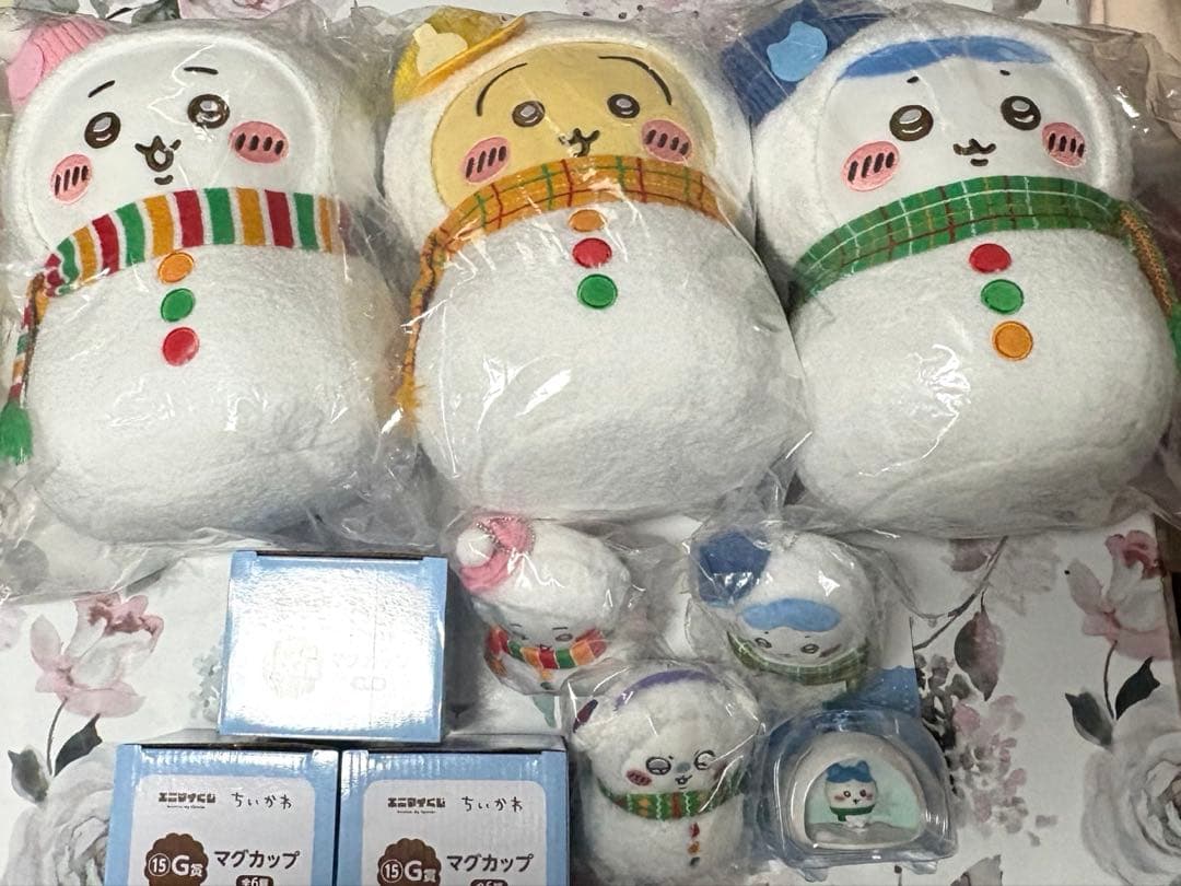 【お買い得】エニマイくじ★ A賞ちいかわ、B賞ハチワレ、C賞うさぎ【色々セット】