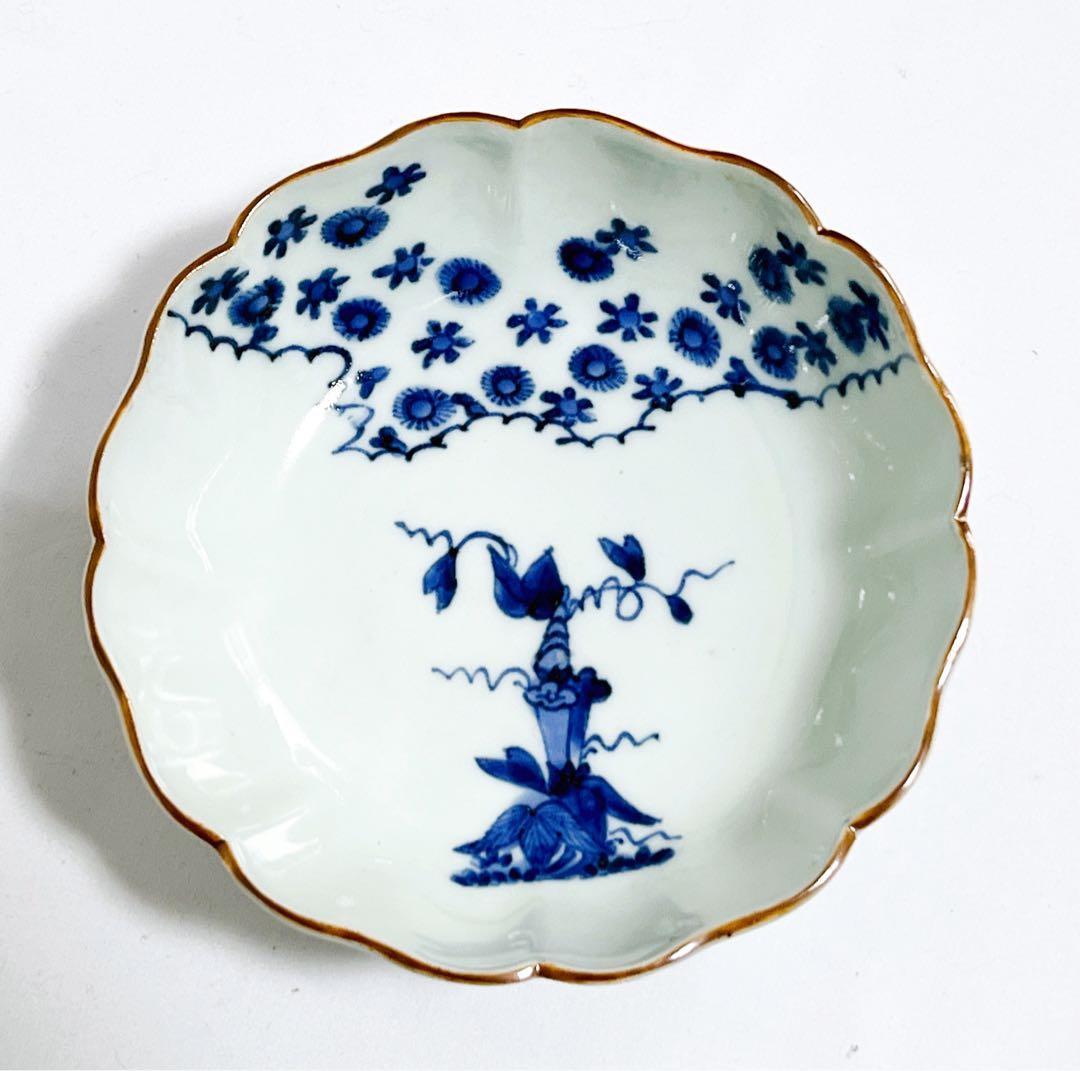 古伊万里　染付　なます皿　5客　骨董