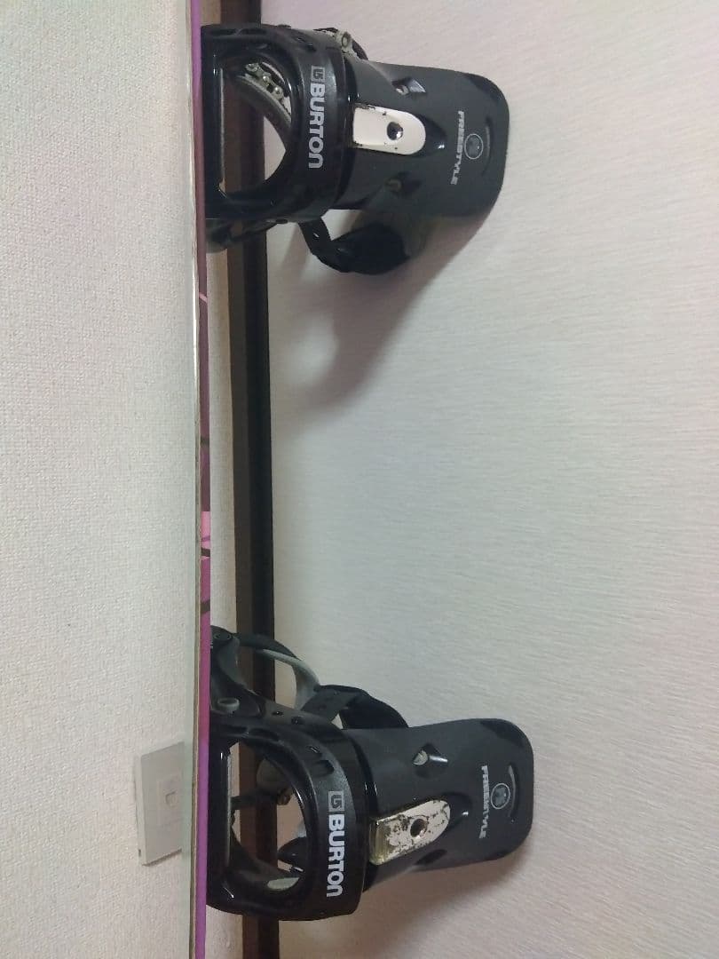 Burton バートン スノーボード 紫 緑 Freestyle ビンディング