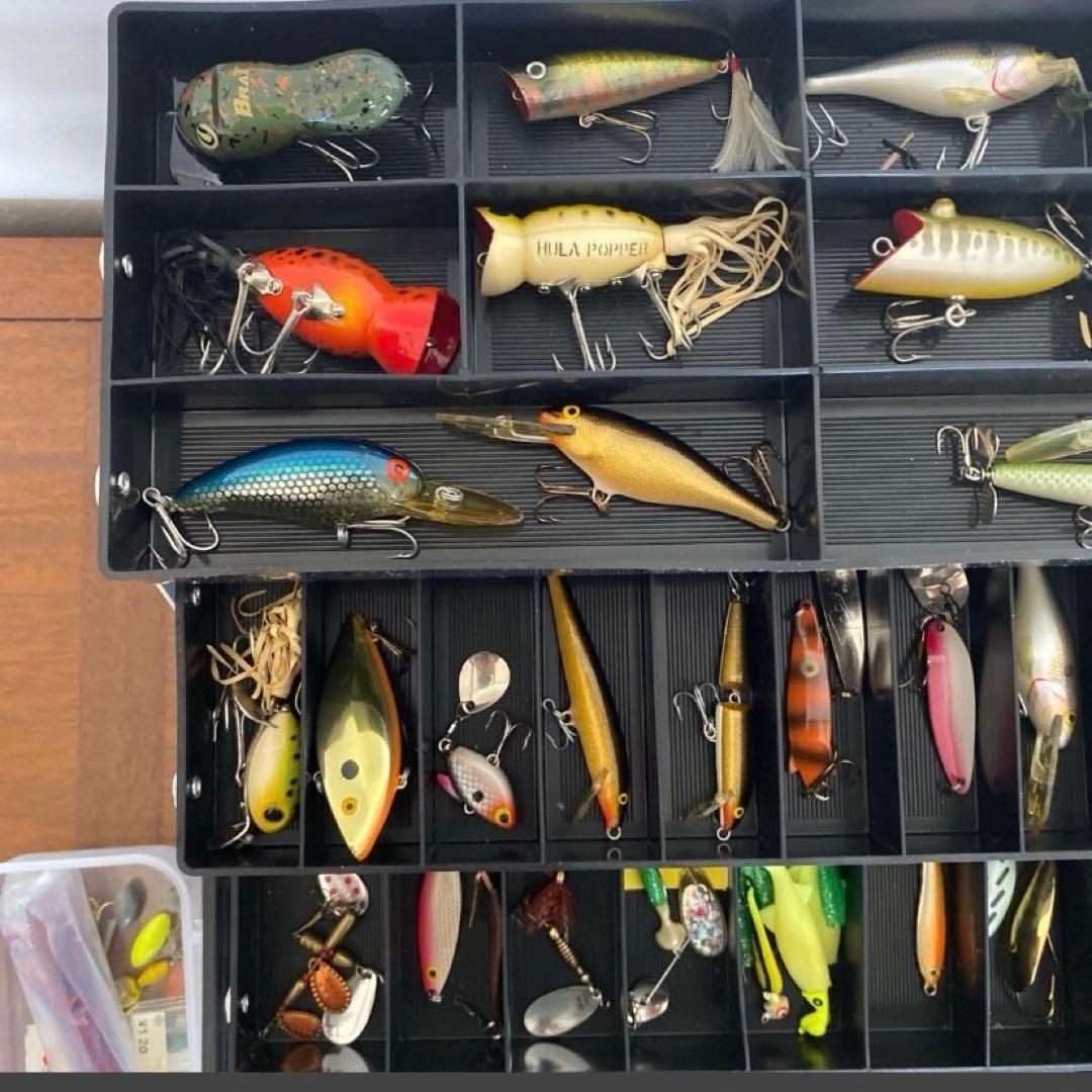 バスフィッシング．シーバス. トラウト等ルアー大量 ダイ…