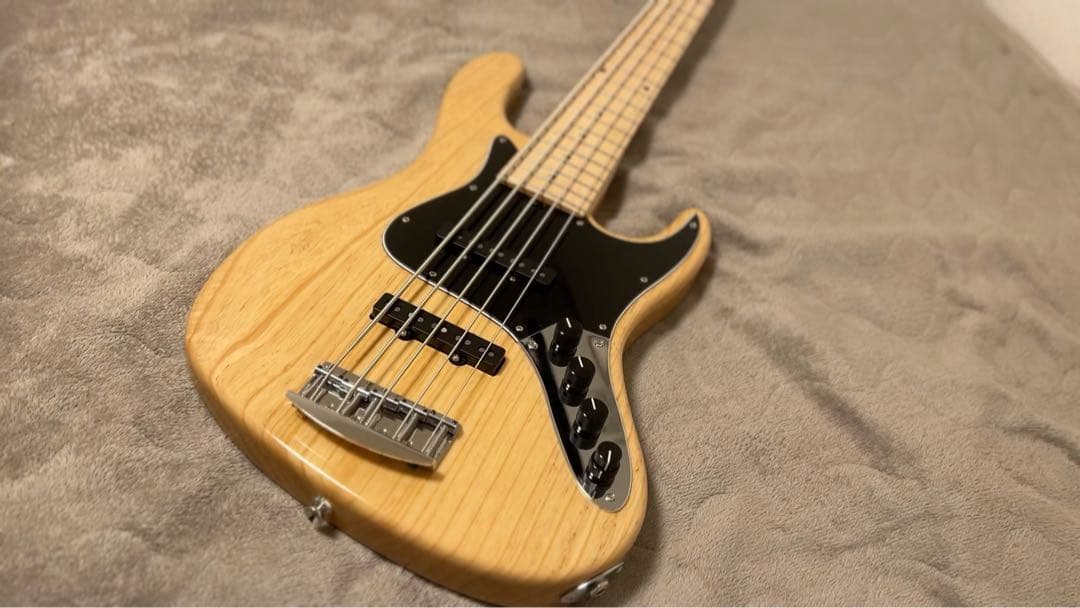 ベース Kikuchi Guitars Hermes MV5 NAT