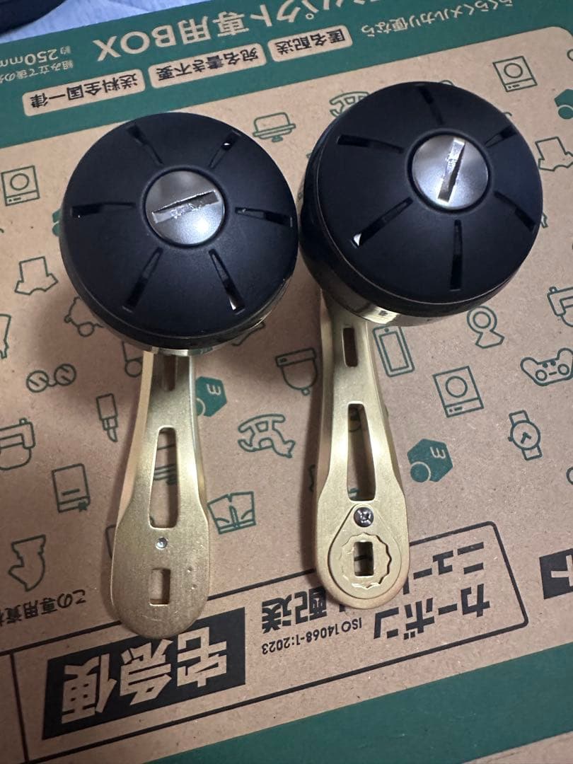ベイトリール用ゴールドハンドル