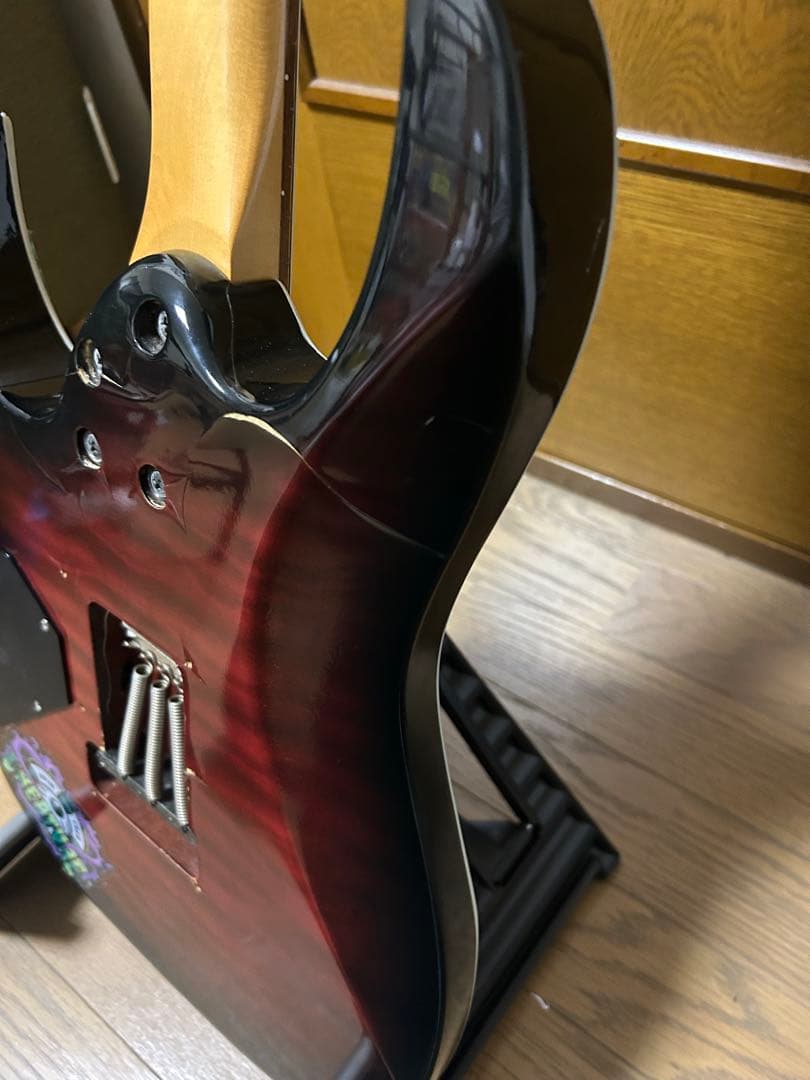 Ibanez RGシリーズ イエロー ステッカーアート