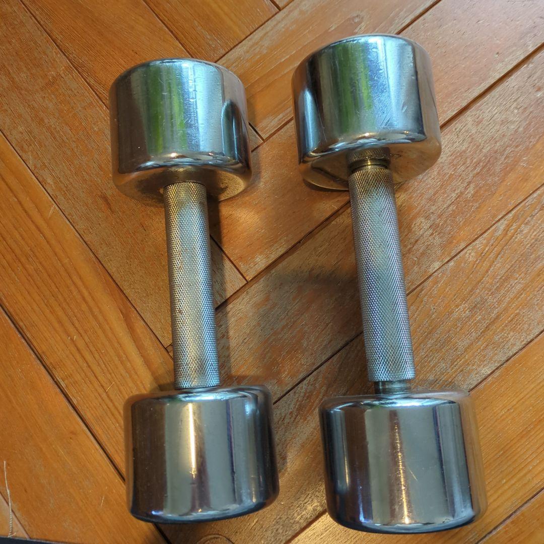 IVANKO 8KG クロームダンベル 2個セット