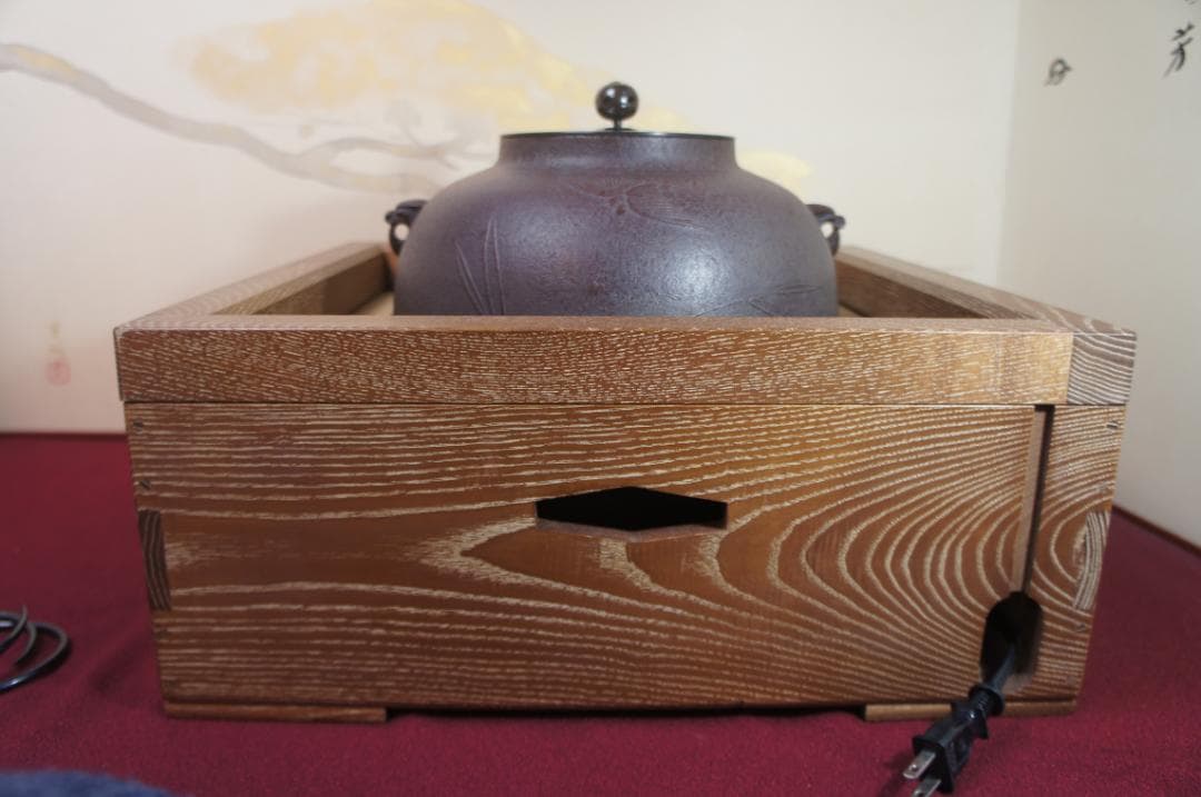 専用☆美品 女桑置炉 国宝 経典 繰口釜 600W(可変) 電熱器 送料込み