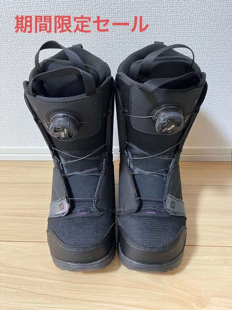 Salomon スノーボードブーツ ブラック　23センチ