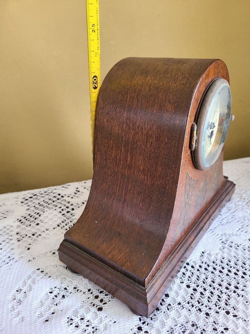 ドイツ(kienzle)キンツレのアンティークなマンラル時計 ゼンマイ式の置時計