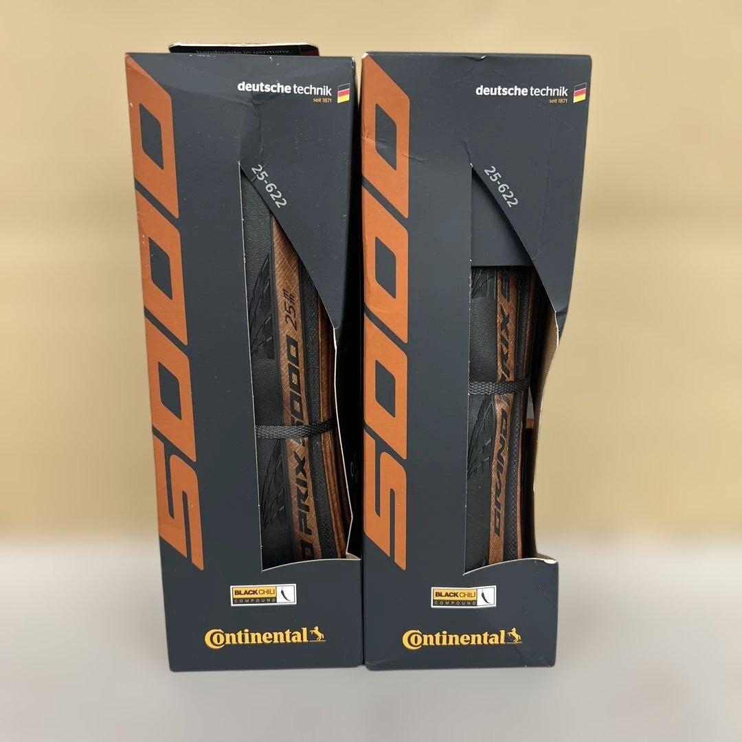 512274 Continental GP5000クリンチャー 25C 2本