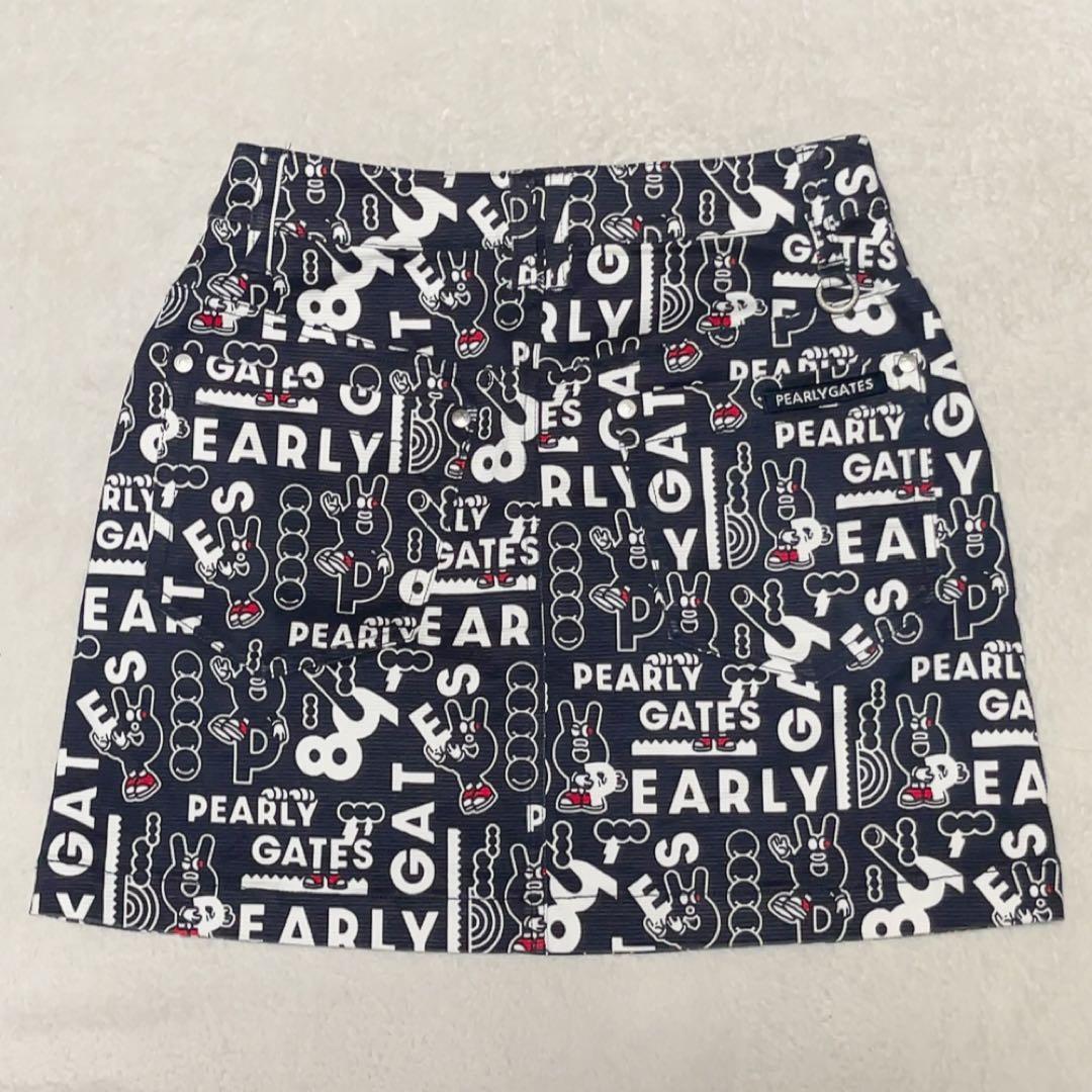 パーリーゲイツ　裏起毛　セットアップ　パーカー　スカート　どうしちゃったPG