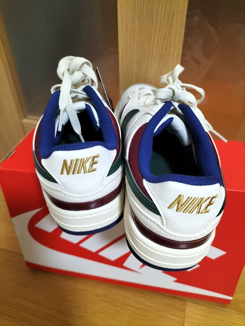 NIKE Air Force 1 ホワイト/グリーン/バーガンディ/ネイビー