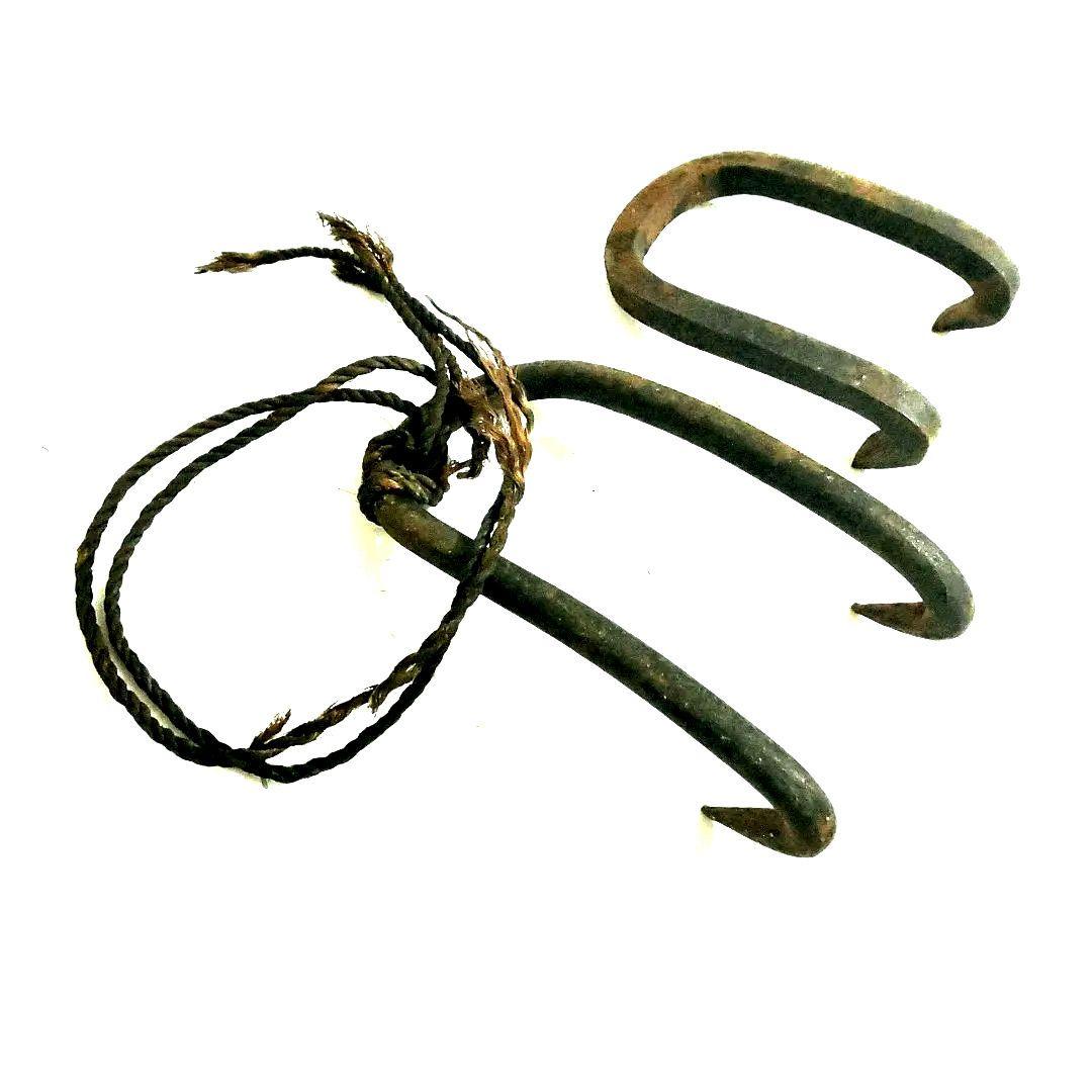 鉤爪　忍者道具　二点セット 鉄製　NINJA