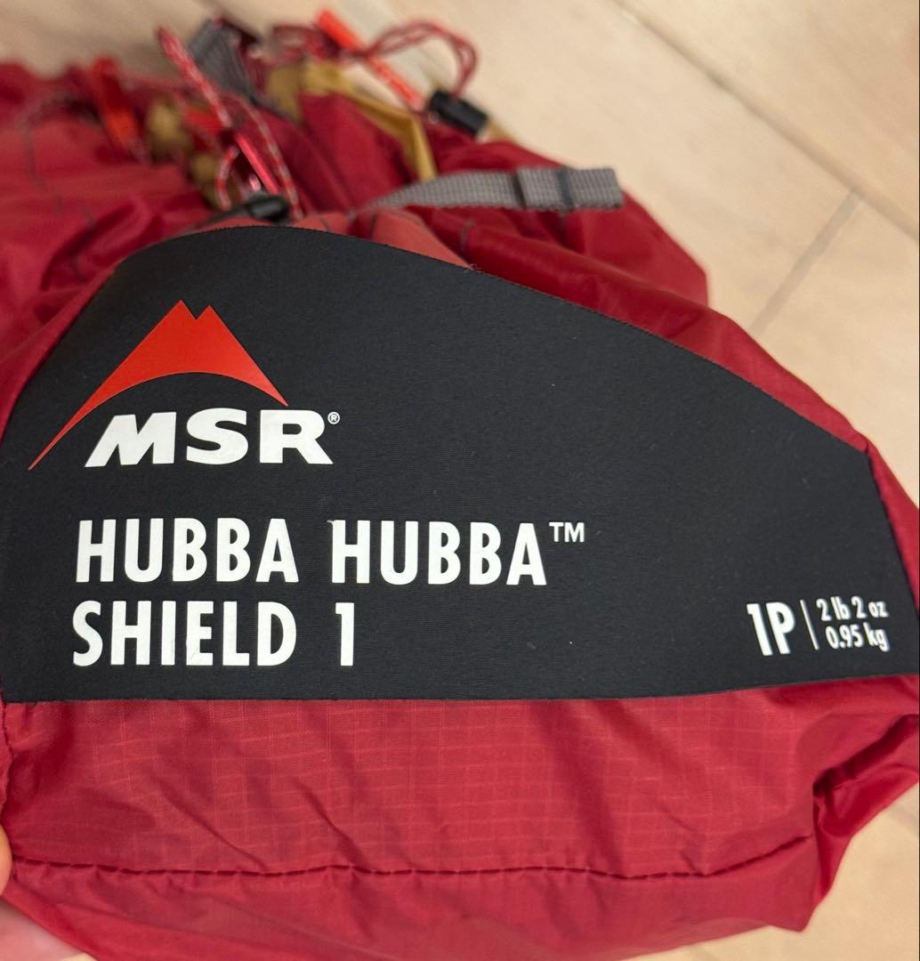 MSR HUBBA HUBBA SHIELD 1 テント グランドシート付き