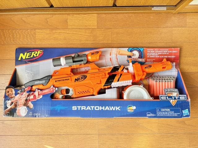 【超レア・値下】ナーフ 電動NERF Accustrike Stratohawk