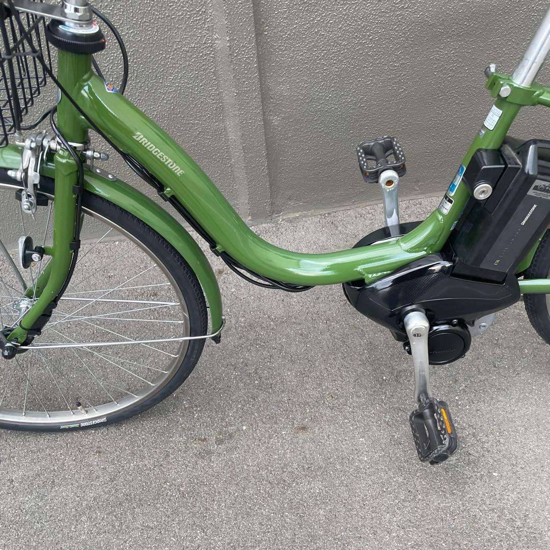 ブリヂストン電動アシスト自転車24インチ グリーン