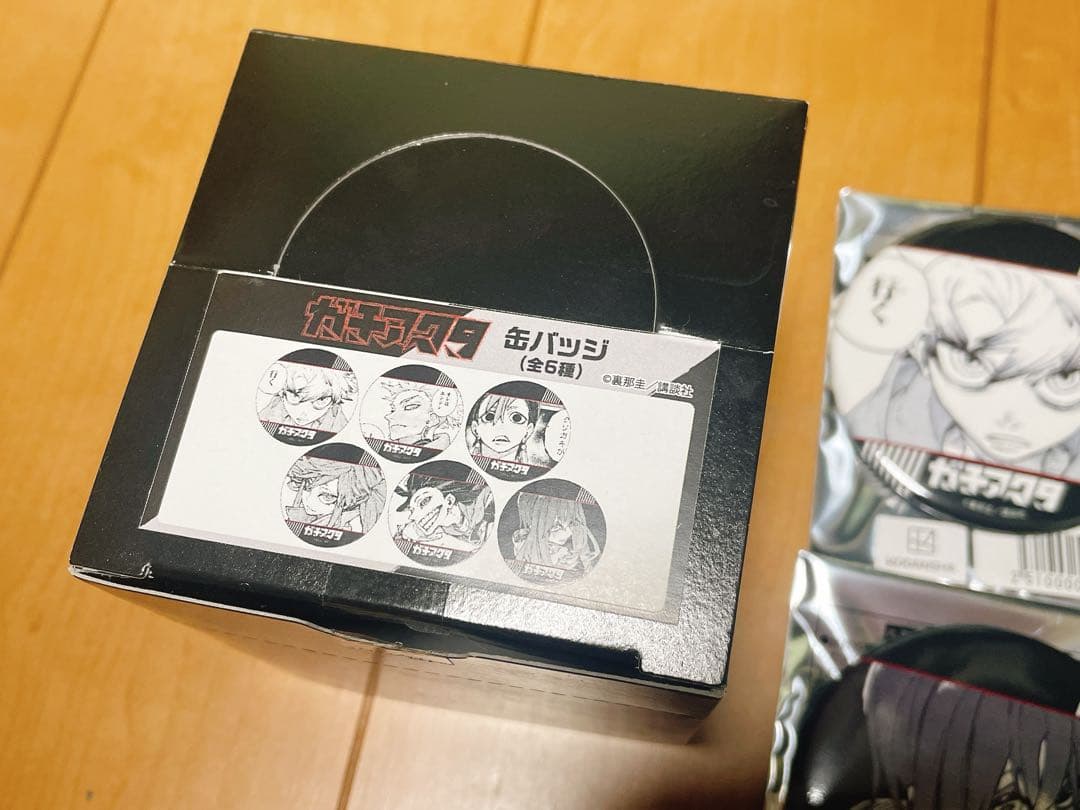 ガチアクタ 缶バッジ 原作 ポップアップ BOX 6種 コンプ 全種 ルド