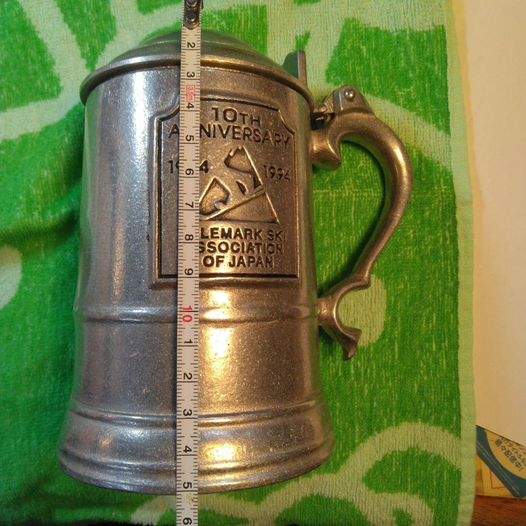 テレマークスキー協会 10周年記念マグ TAJ ピューター