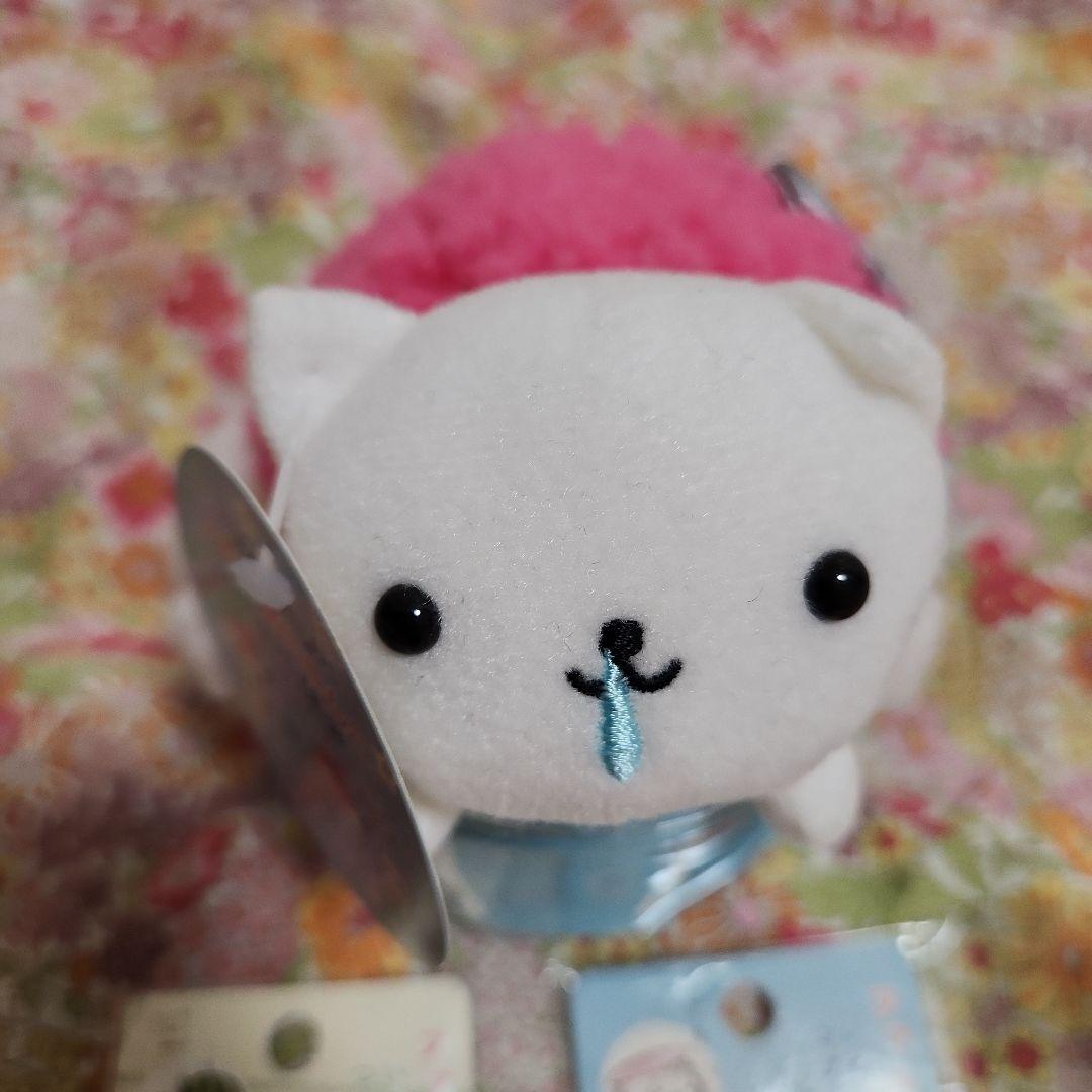にゃんにゃんにゃんこ　にゃんこ休み　ぬいぐるみ　ファスナーホルダー