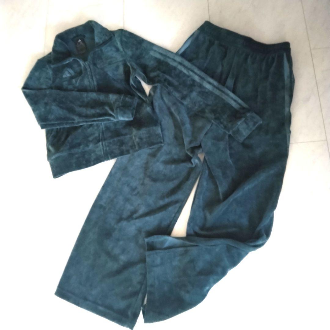 adidas ジャージ 上下 グリーン