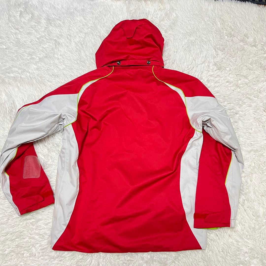 美品 最高級 ミズノ MIZUNO セットアップ スキー ウェア 赤 上下