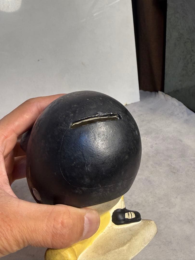 昭和レトロ 読売ジャイアンツ ミスタージャイアンツ 貯金箱 陶器製 当時物