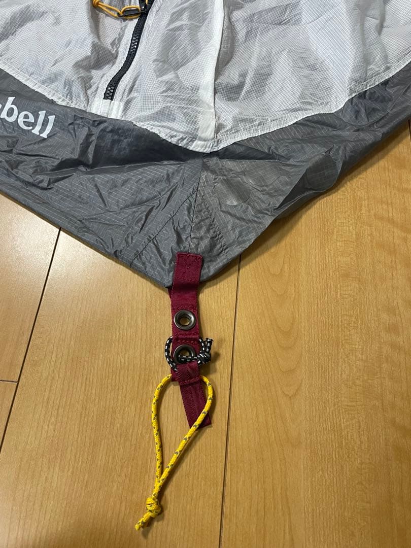 モンベル ステラリッジテント2 レインフライ、グラウンドシート付き 全て純正品