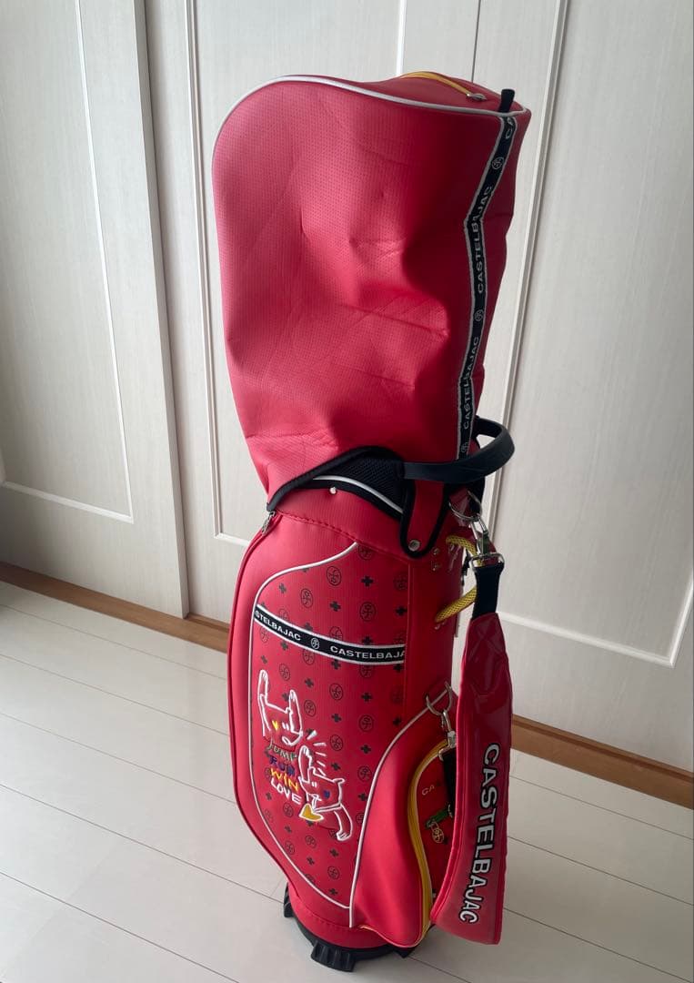 CASTELBAJAC ゴルフバッグ レッド　8.5型