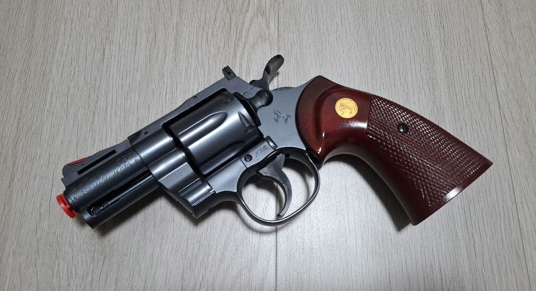 極美品　ASGK承認　クラウンモデル　エアリボルバー　10才以上用　おもちゃ