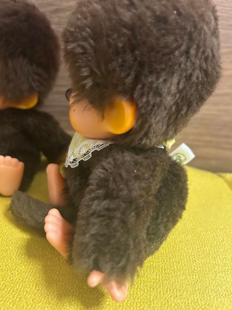 きゃさ　初代モンチッチ　ぬいぐるみ　二体セット　旧タグ